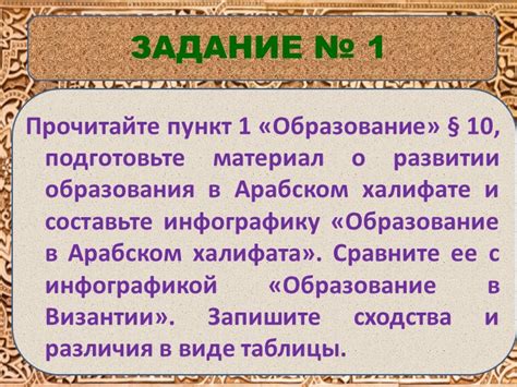 Причины развала халифата в 6 классе