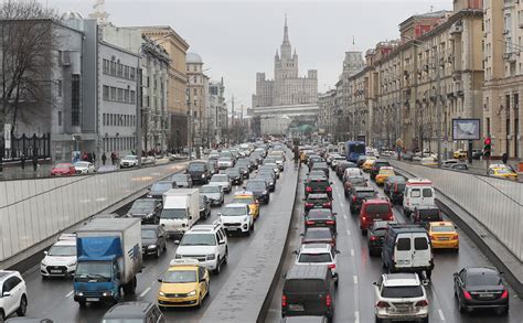 Пробки в Москве: общая картина