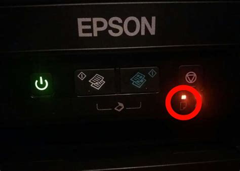 Проблема, когда принтер Epson не видит бумагу