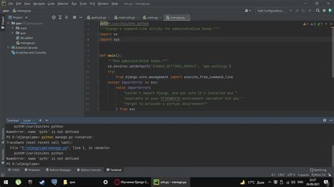 Проблема с запуском кода в PyCharm?