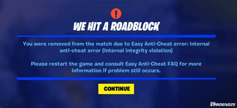 Проблемы при установке Easy Anti Cheat для Fortnite