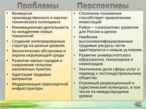 Проблемы развития