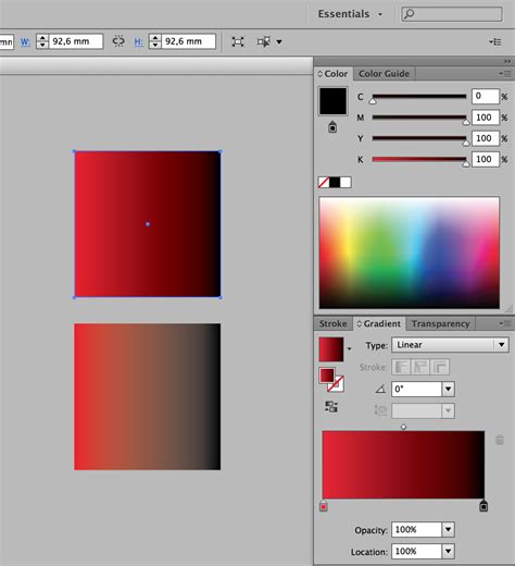 Проблемы с градиентом в иллюстраторе