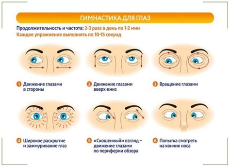 Проведите глазные упражнения и массаж