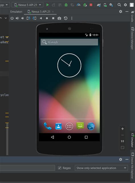 Проверка доступности устройства в Android Studio