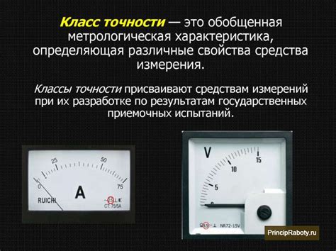 Проверка и корректировка измерительной точности