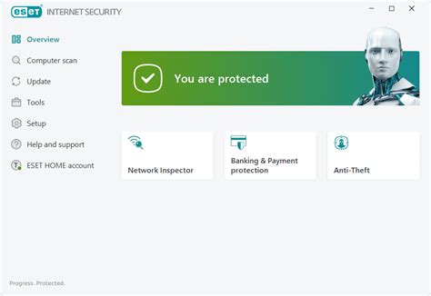 Проверка отсутствия ESET Internet Security 10