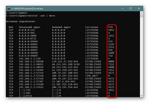 Проверка порта с помощью команды netstat