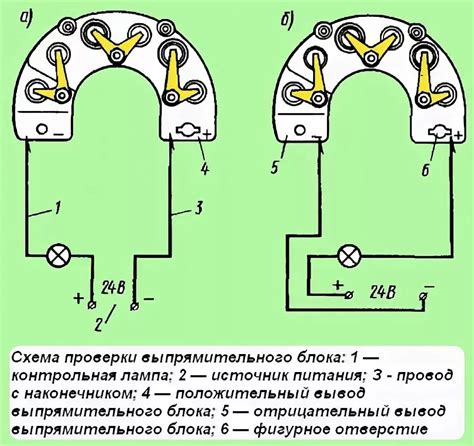 Проверка правильности сборки диодного моста