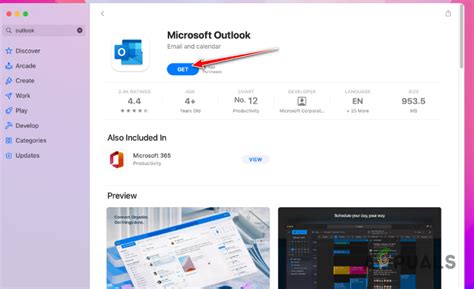 Проверка работоспособности почты в Outlook на Mac