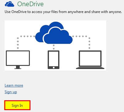 Проверка работы OneDrive после настройки