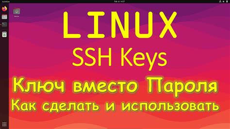 Проверка создания SSH ключа на Linux - убедитесь, что ключи созданы успешно