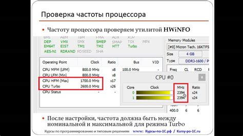 Проверка стабильности увеличенной частоты процессора