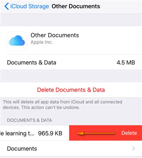 Проверьте, какие данные занимают место в iCloud