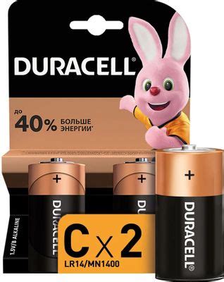 Продолжительность эксплуатации Duracell