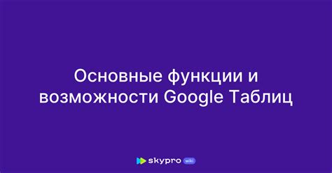 Продуктивность в Google Документах: основные функции и возможности