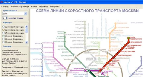 Продумывание маршрута и времени проведения