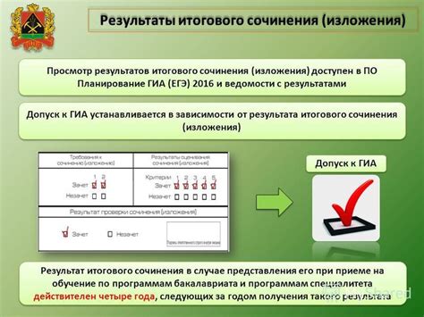 Просмотр итогового результата