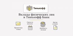 Процедура открытия вклада в Тинькофф