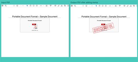 Процесс добавления штампа в PDF документ без ошибок