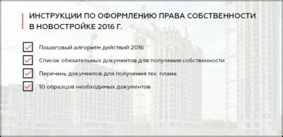 Процесс оформления квартиры в собственность