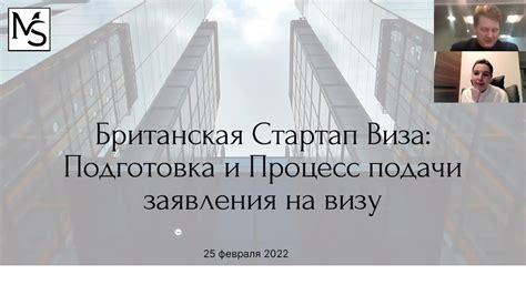 Процесс подачи заявления на визу