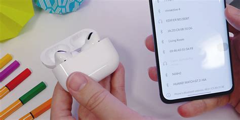 Процесс подключения AirPods к Android-устройству