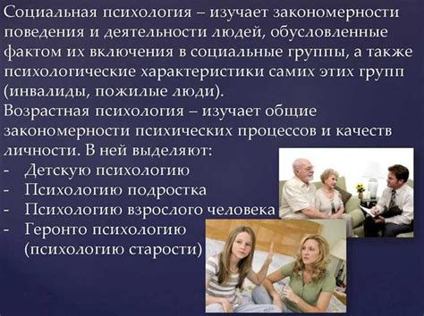 Психологические аспекты и их роль