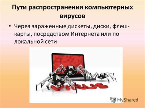 Пути распространения компьютерных вирусов