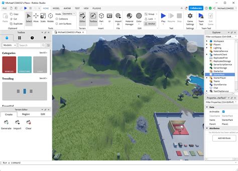 Разберитесь в основах Roblox Studio