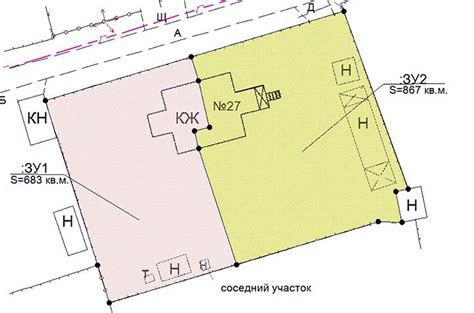 Разбивка участка на два уровня