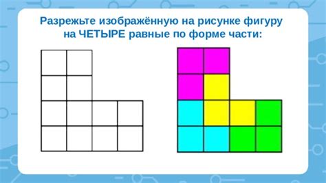 Разделите дорожки на равные части