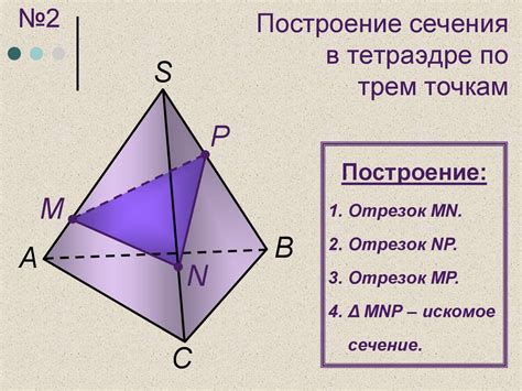 Раздел 3: Инструменты и материалы для построения сечений в тетраэдре