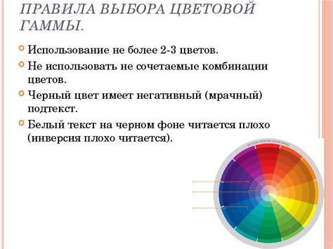 Раздел 3: Оптимальное использование цветовой гаммы