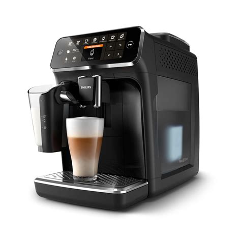 Различные варианты настроек кофемашины Philips Latte