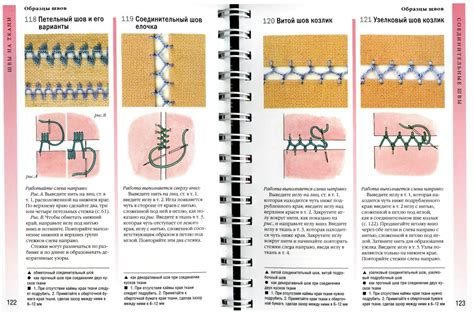 Различные виды швов на одежде