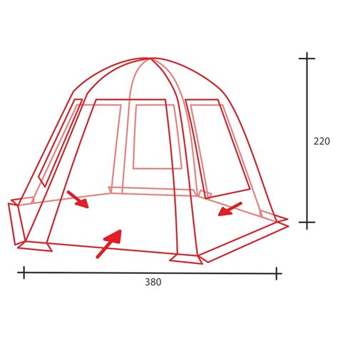 Размеры и форма шатра