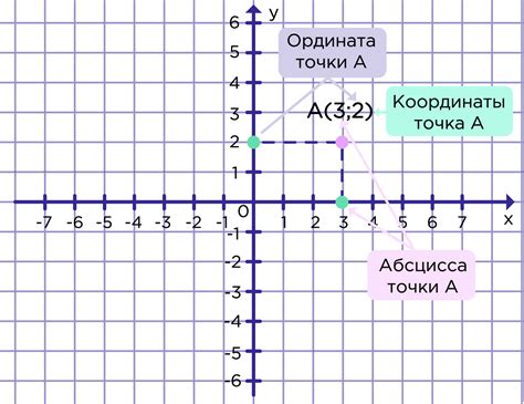 Размещение точки на координатной плоскости