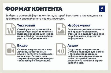 Разнообразьте форматы контента