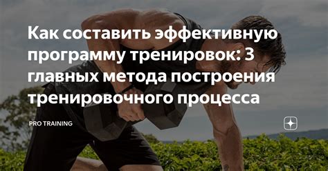 Разрабатывайте эффективную программу тренировок