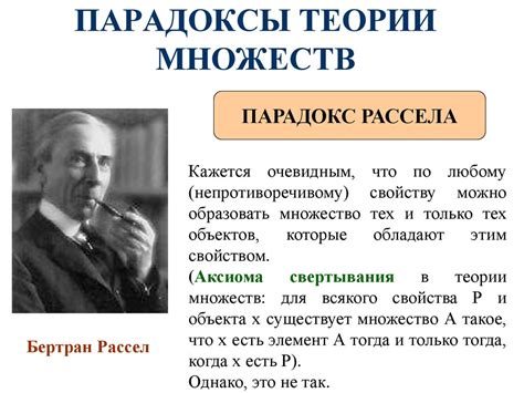 Разрешение парадокса: теорема Рассела