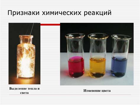 Разъяснение химической реакции