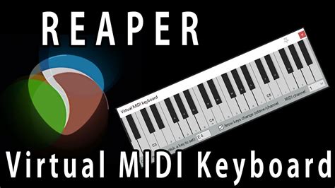 Распознавание MIDI клавиатуры программой Reaper