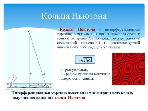 Расположение кривизны радужного