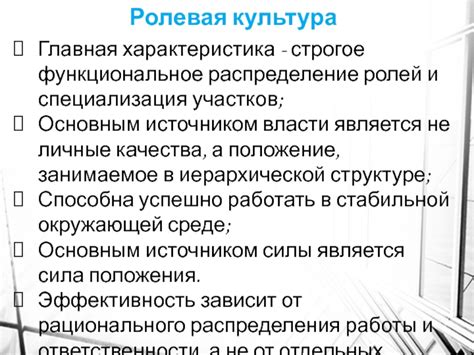 Распределение функций: специализация различных участков