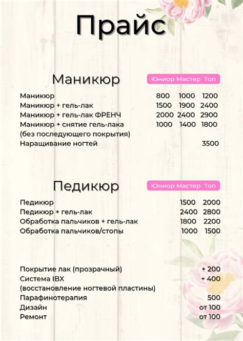 Распространение и использование прайс-листа