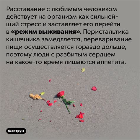 Расставание и его влияние