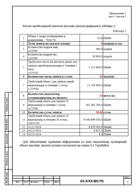 Расчет необходимой емкости сооружений