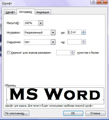 Реальные применения настройки интервалов между буквами