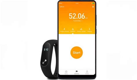 Регистрация в приложении Mi Fit